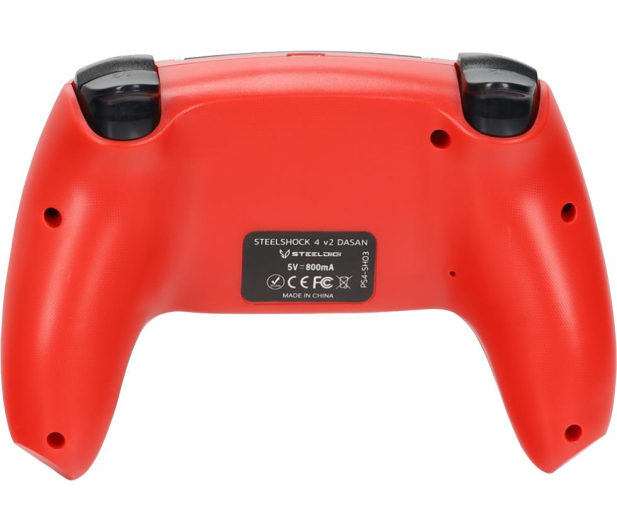 STEELDIGI Kontroler STEELSHOCK v2 Dasan PS4 czerwony - 1064896 - zdjęcie 4